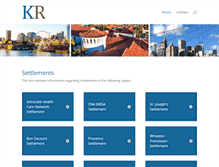 Tablet Screenshot of kellersettlements.com
